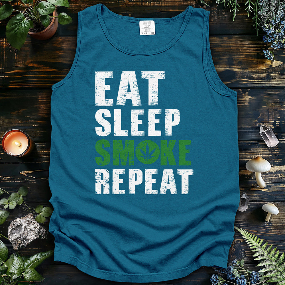 Eat Sleep Smoke Repeat Tank Top