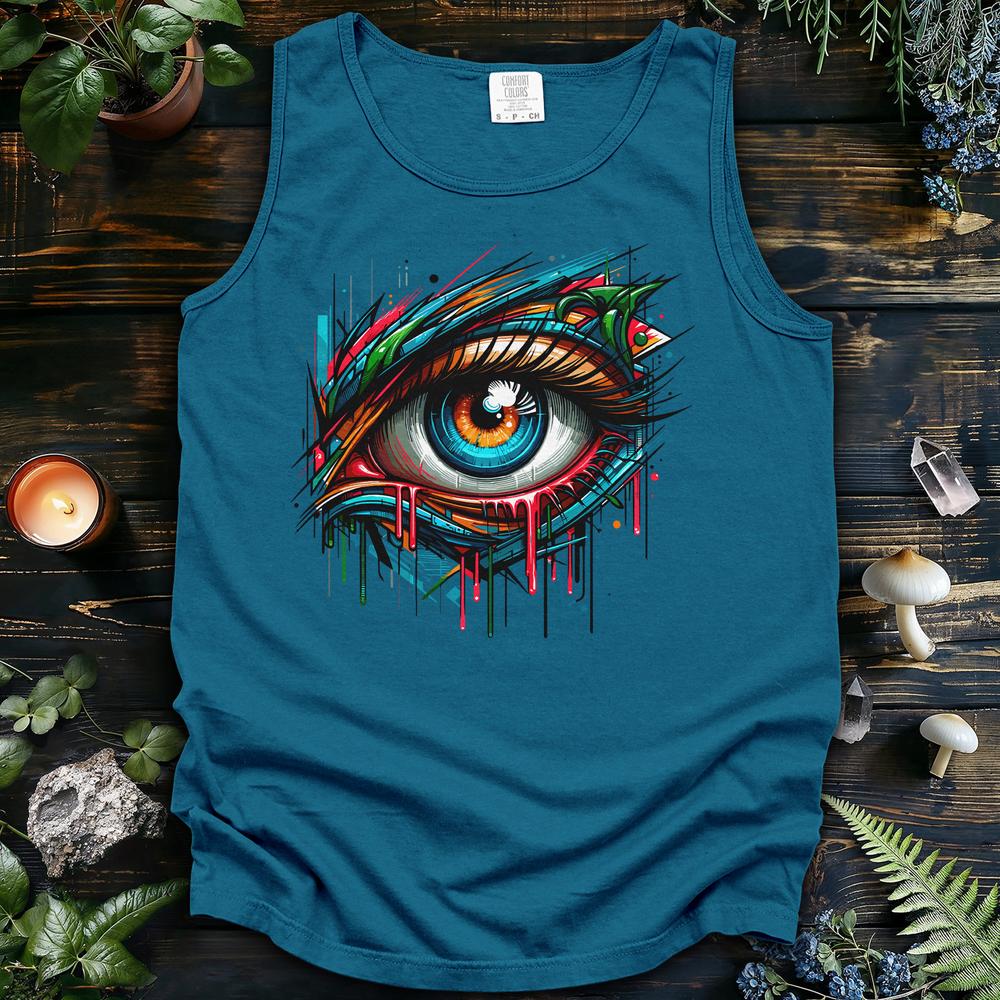 Graffiti Gaze Tank Top