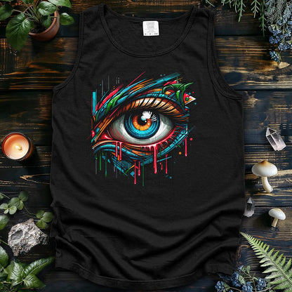 Graffiti Gaze Tank Top