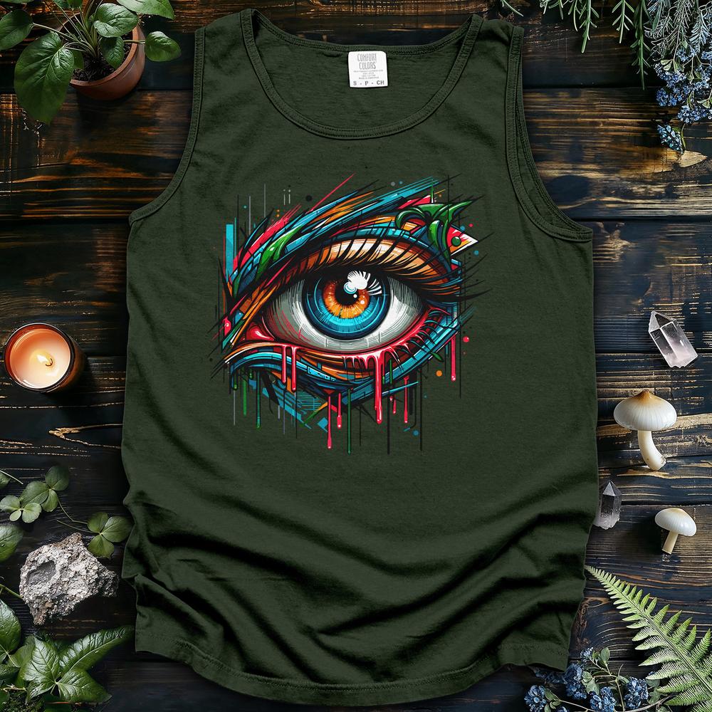 Graffiti Gaze Tank Top