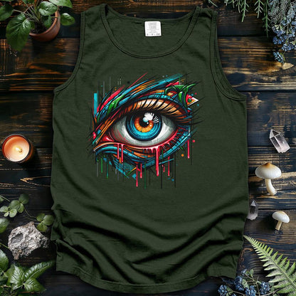 Graffiti Gaze Tank Top