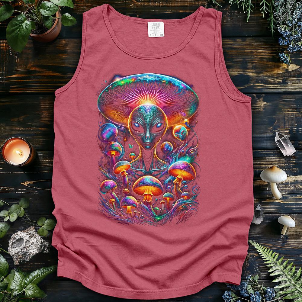 Galactic Shroom Guardian Tank Top