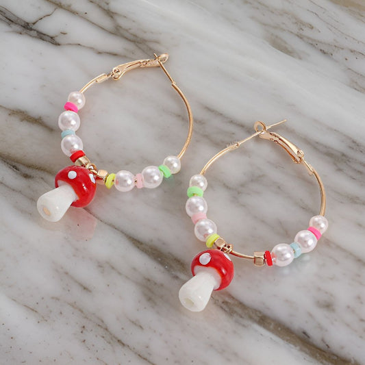 Enchanted Mushroom Hoops